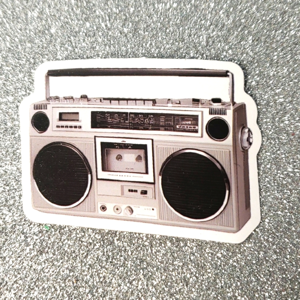 10/$10 WATERPOOF Sticker MUSIC BOOMBOX